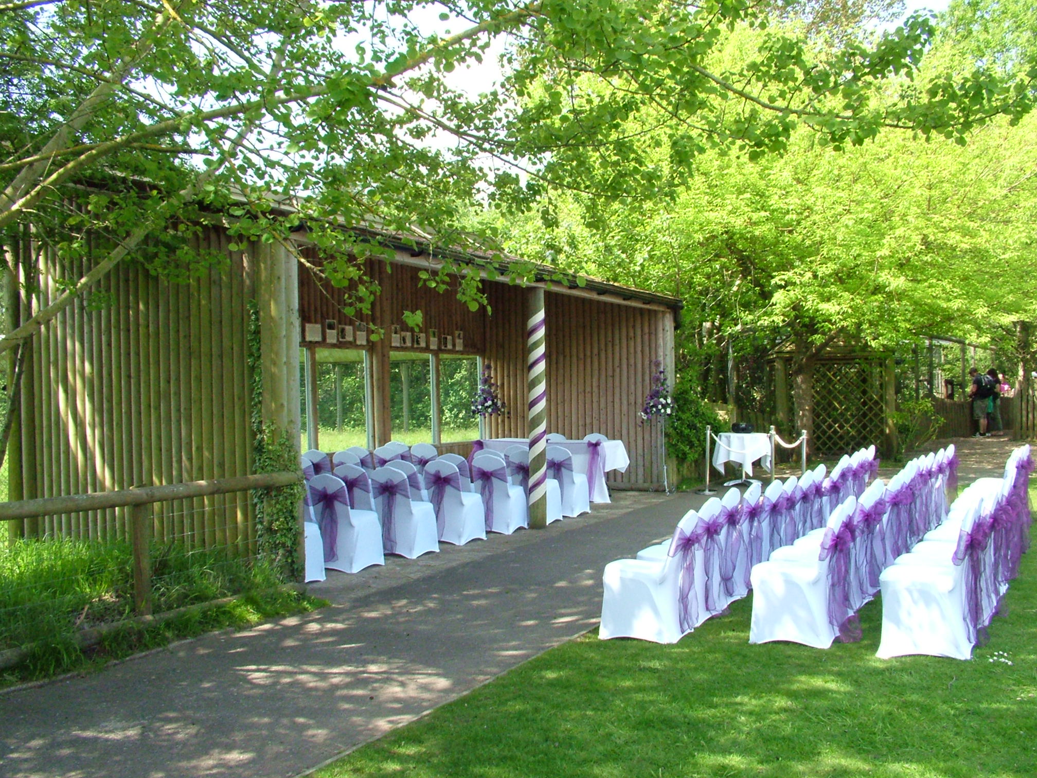 Monkey World ceremony area