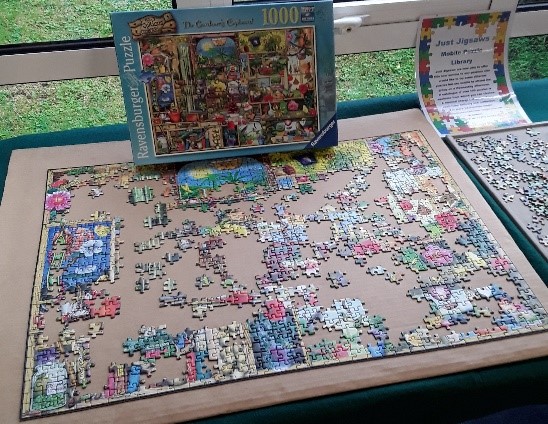 Jigsaw in Wimborne library